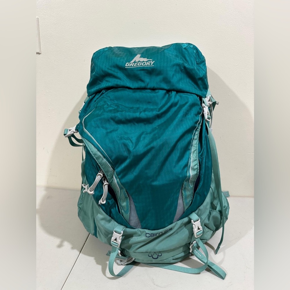 Gregory unisex Emerald and Gray Backpack